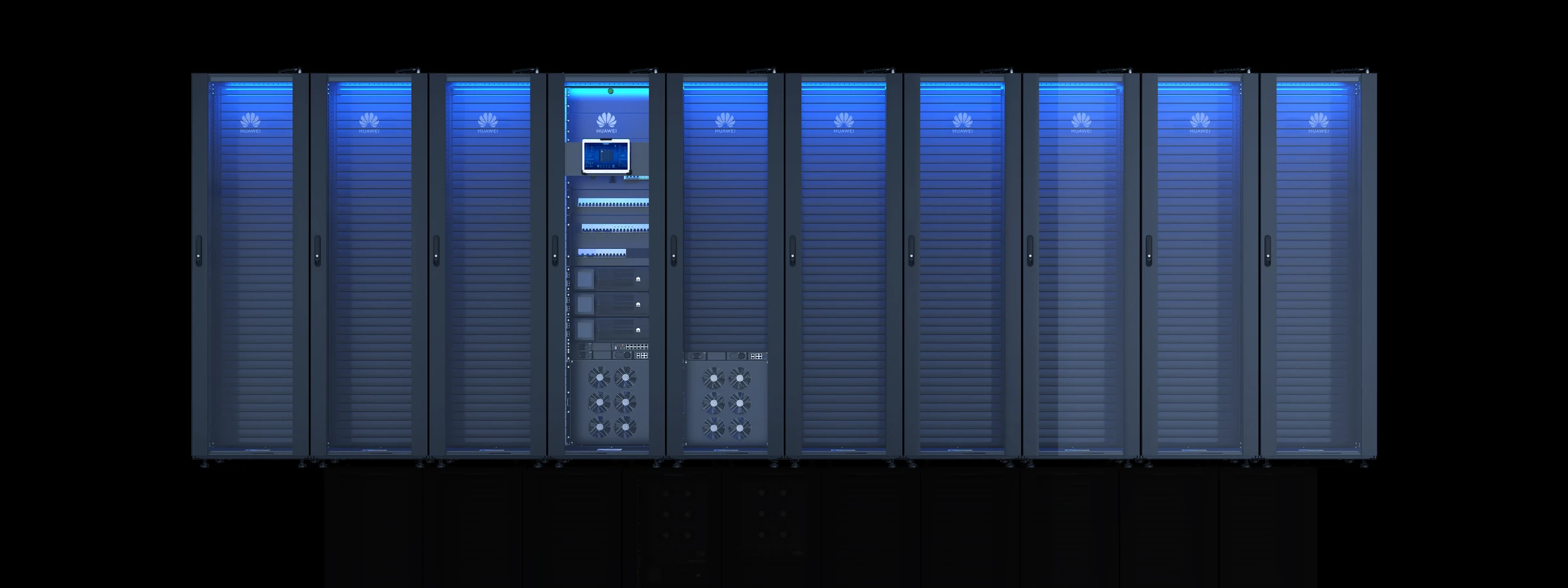 Integrated Cooling, Power Supply, and Control, Saving Energy and Space